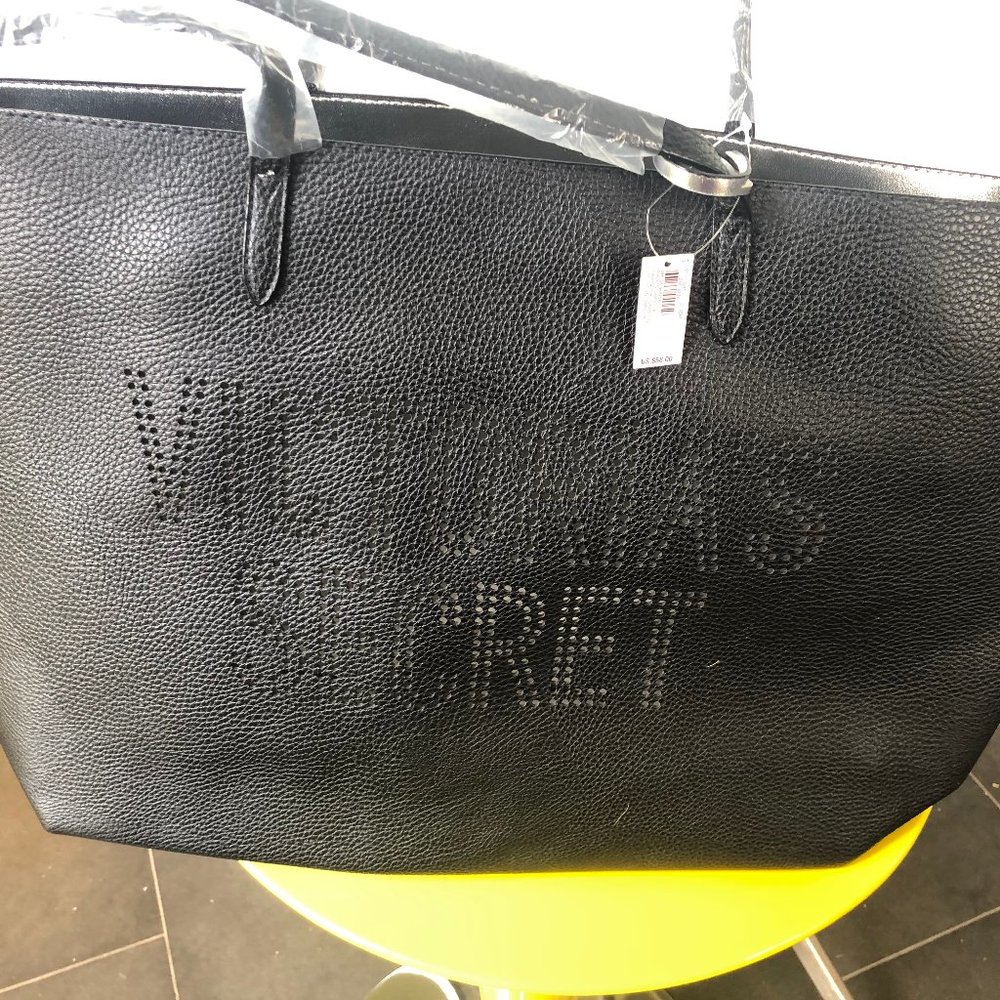 Victoria's Secret 20 inch Silver lining Tote Bag